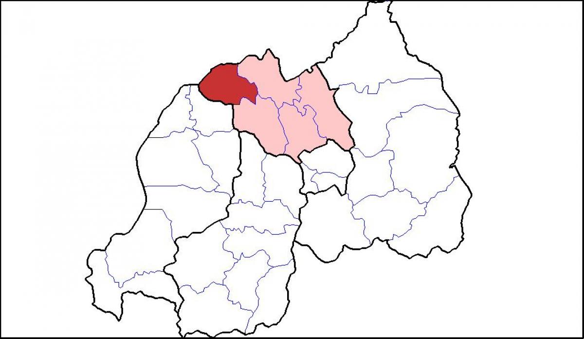 térkép musanze Ruanda