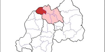 Térkép musanze Ruanda