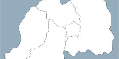 Ruanda térkép vázlat